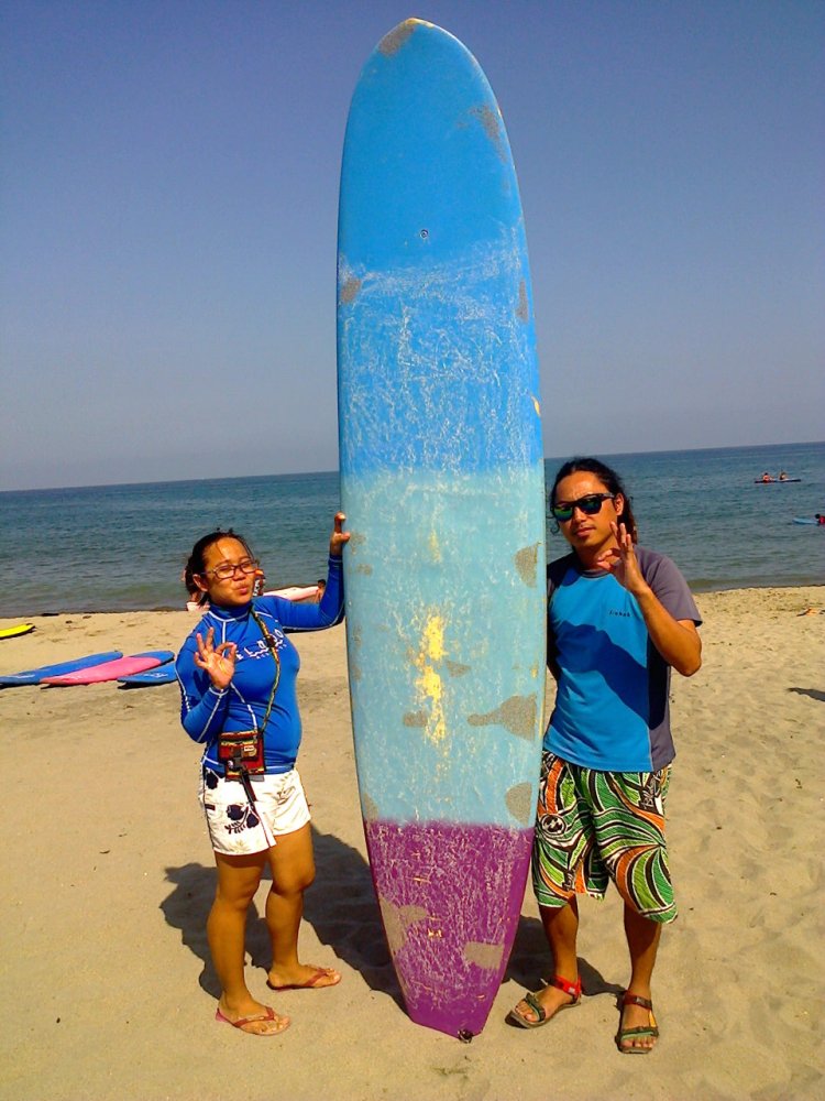 Picture lang! Kunwari nag-surf. Haha